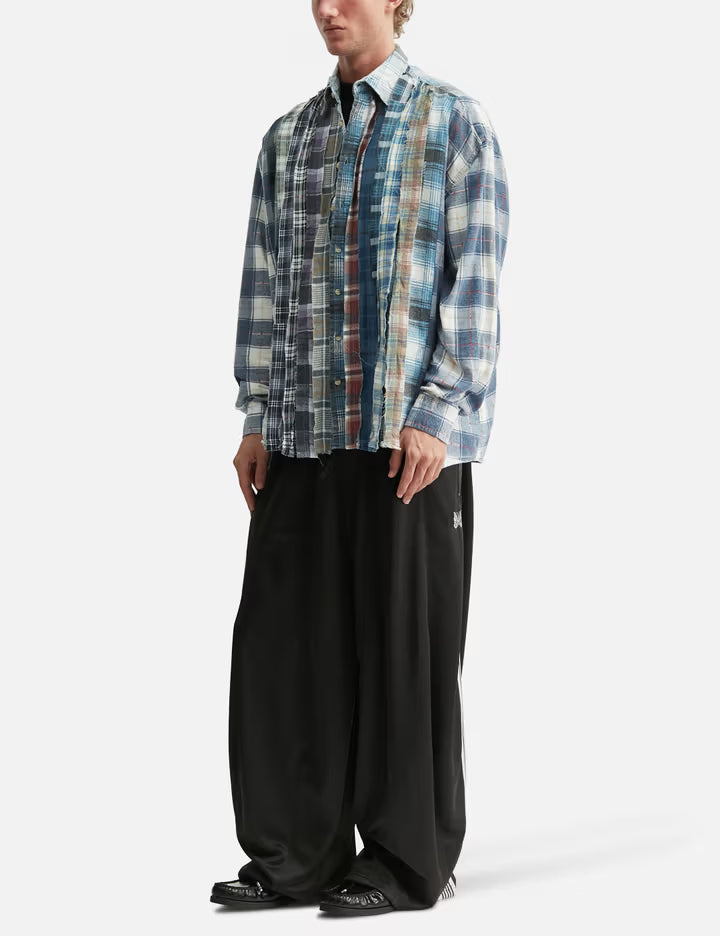 Flannel Shirt - Ribbon Wide Shirt