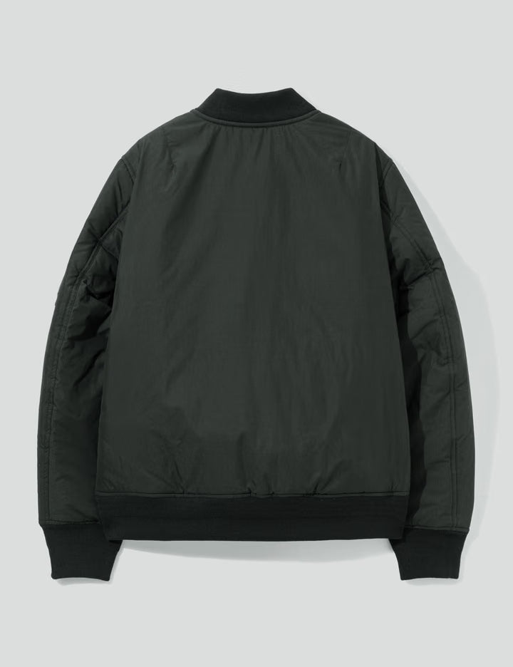 Flower Embroidery Flight Jacket