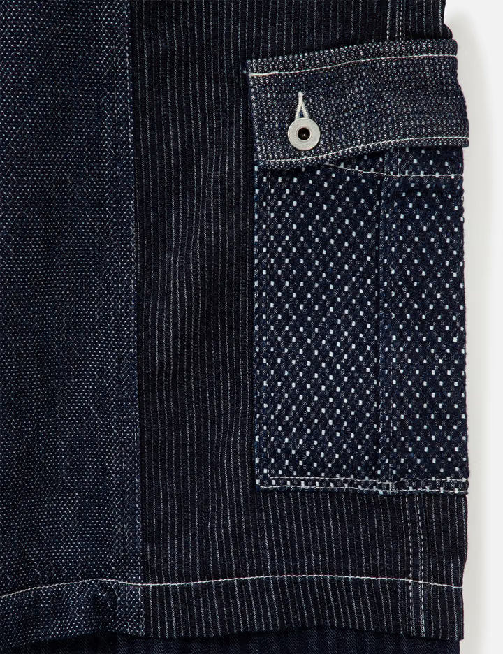 Front Pocket Wide Pants Rinse