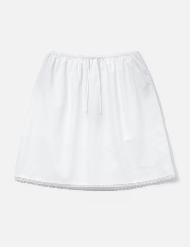 G Classic Lace-Up Midi Skirt