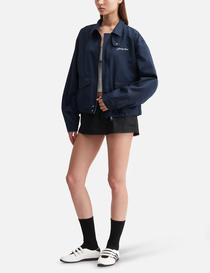 G Classic Lace-Up Mini Skirt