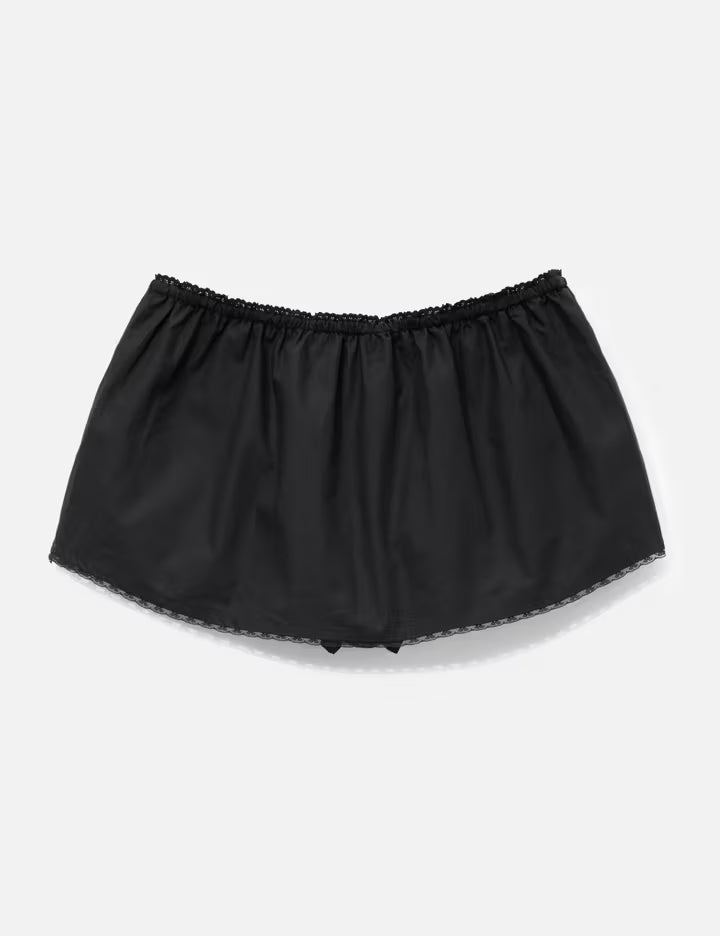 G Classic Lace-Up Mini Skirt