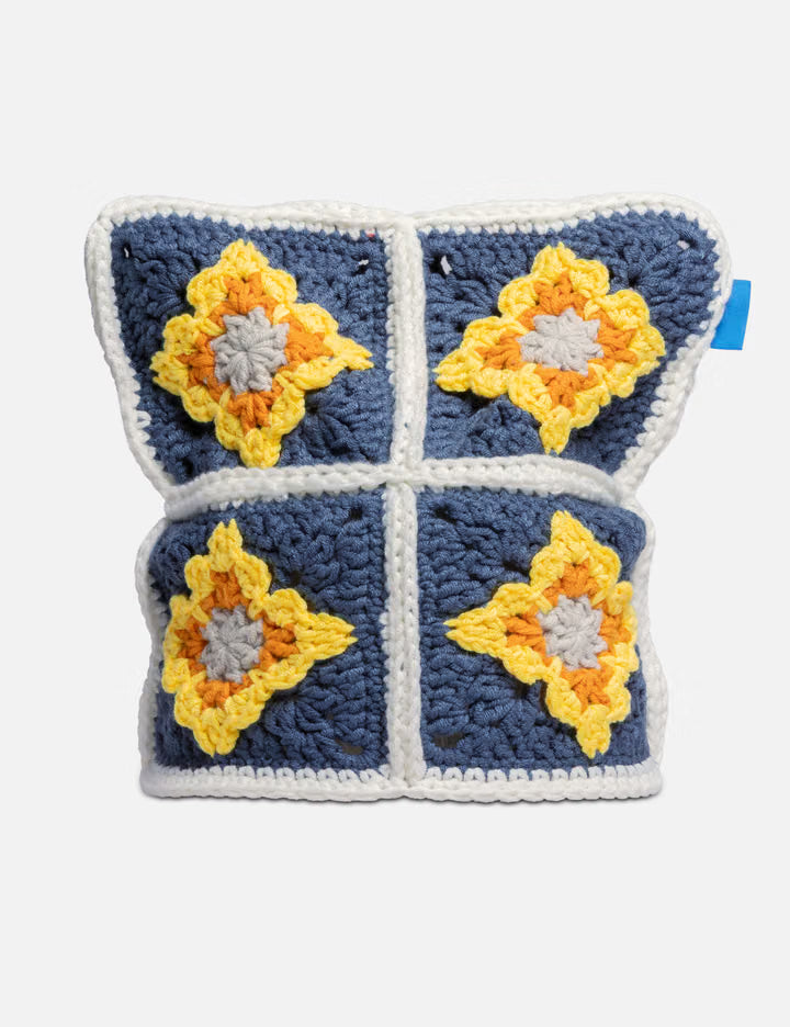 Garden Medallion Crochet Cat Hat