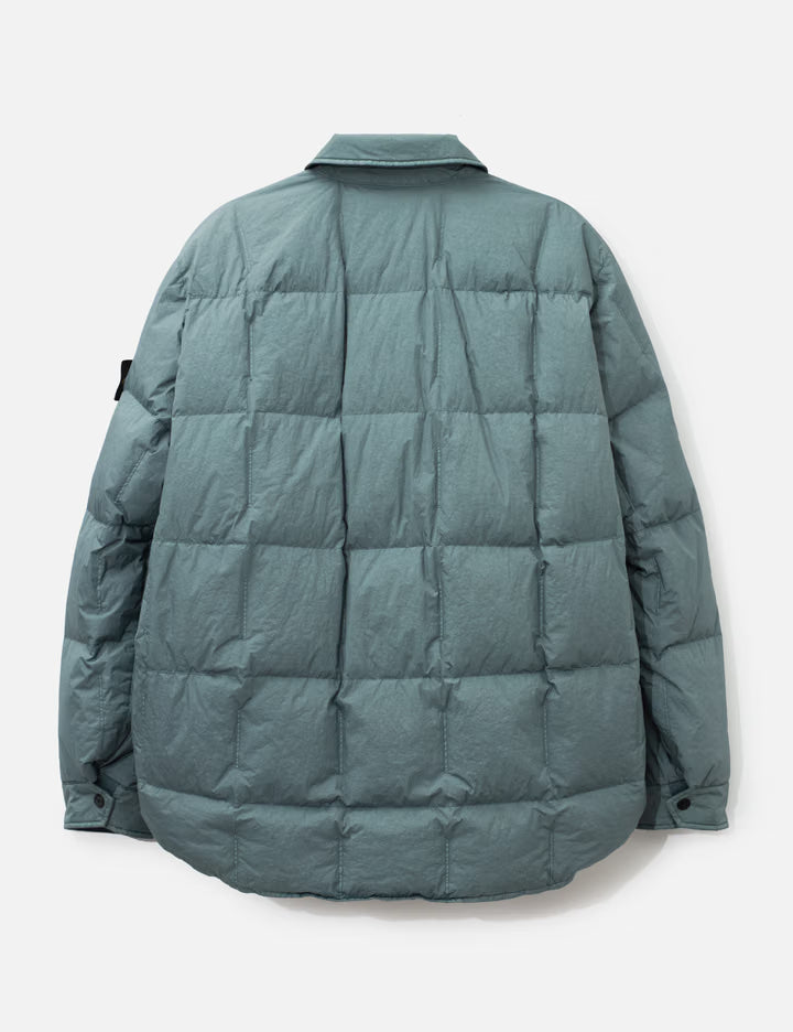 Garment Dyed Crinkle Reps NY Puffer Shirt Jacket