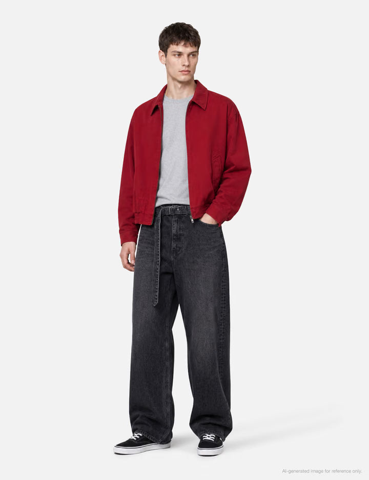 Garment Washed Cotton Blouson