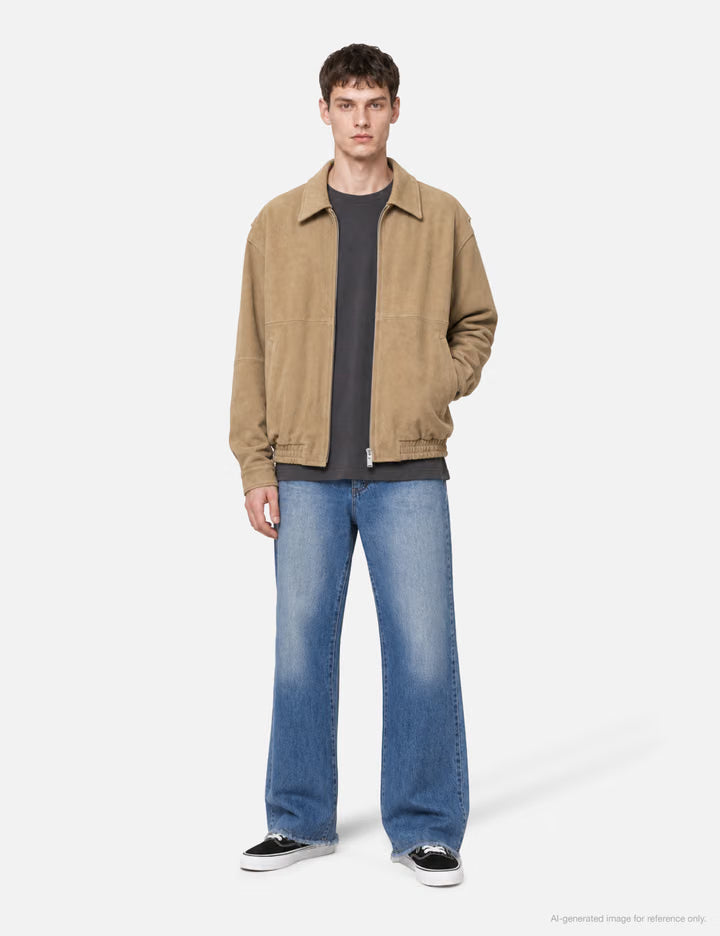 Goat Leather Relaxed Bomber