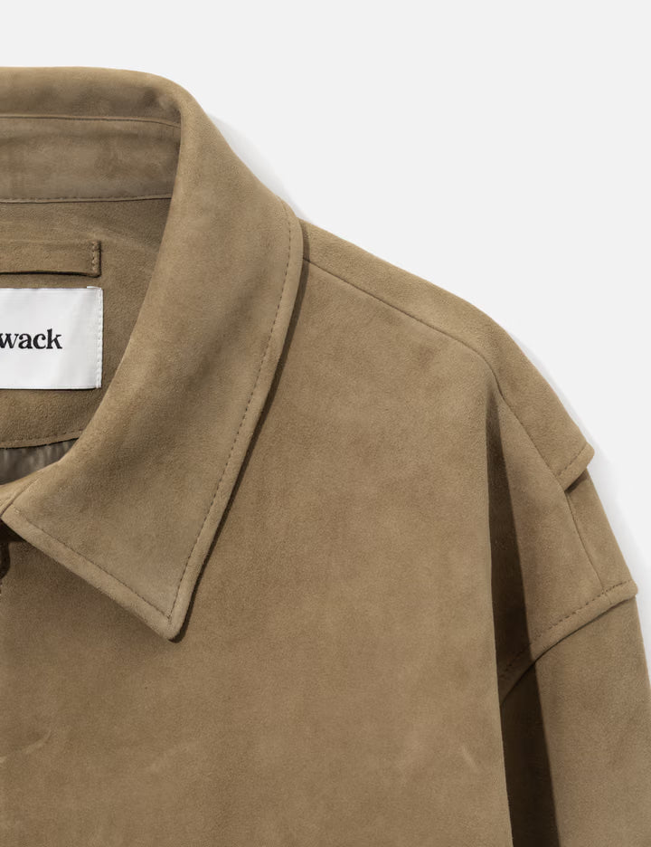 Goat Leather Relaxed Bomber