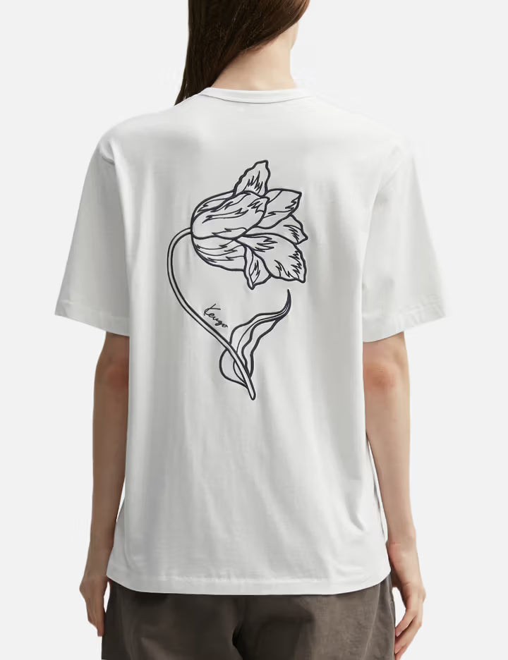 'KENZO Tulip' Embroidered T-Shirt