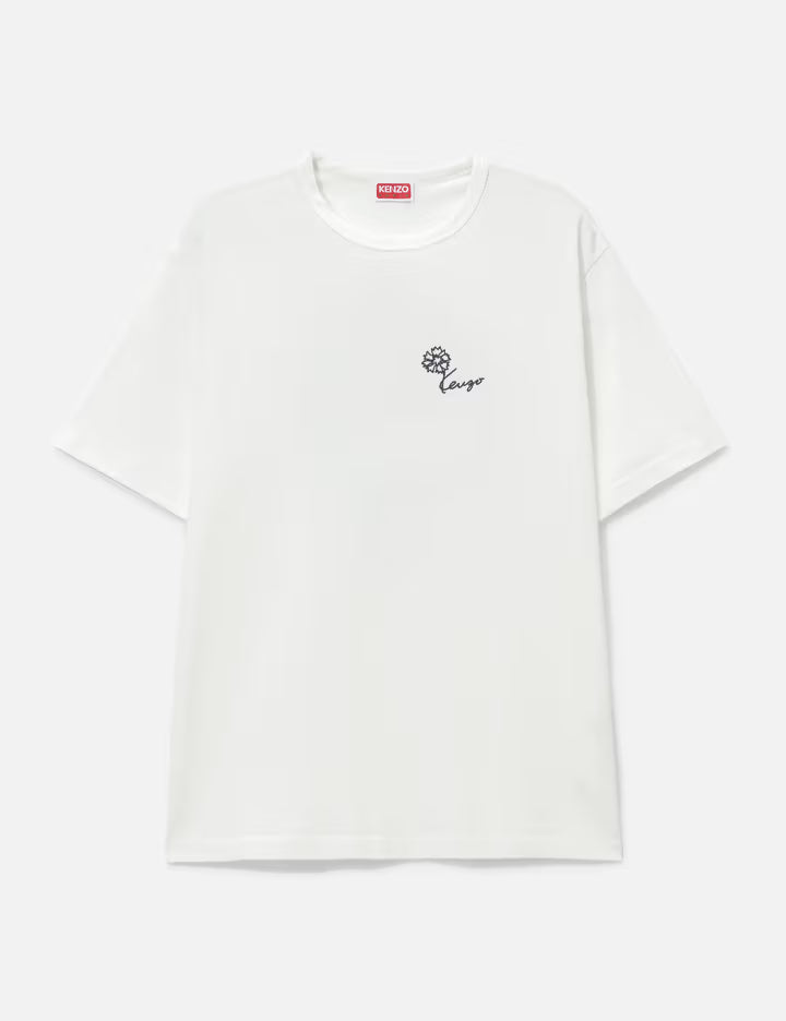 'KENZO Tulip' Embroidered T-Shirt