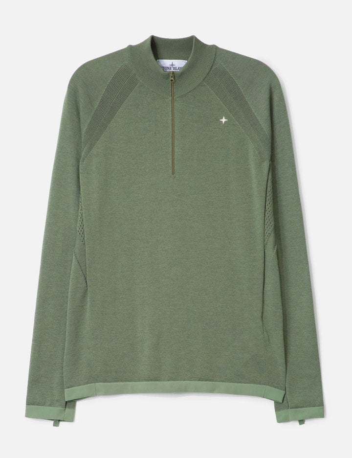 PrimaLoft® Bio™ Recycled Polyester / Wool Half-zip Jumper