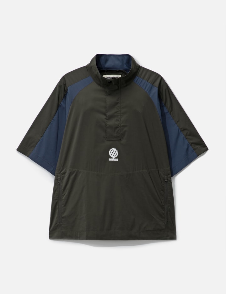 Short Sleeve Panelled Wind Shirt