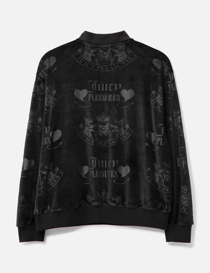 Pleasures x Juicy Couture Crest Velour Quarter Zip
