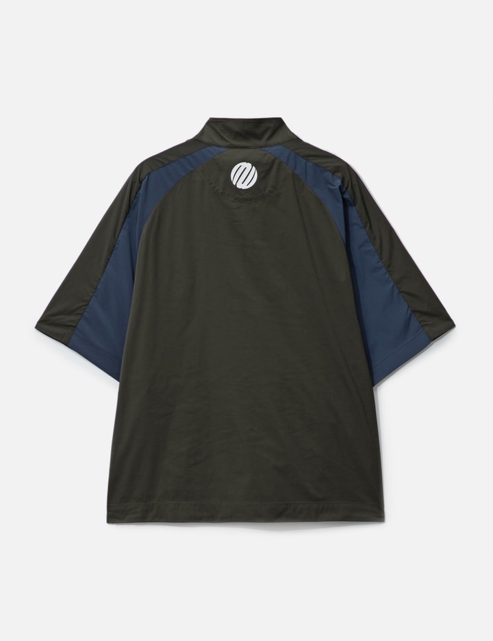 Short Sleeve Panelled Wind Shirt