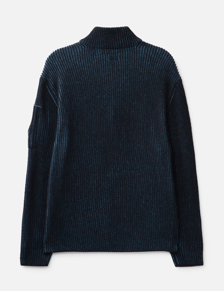 Fleece Knit Half Zip Sweater