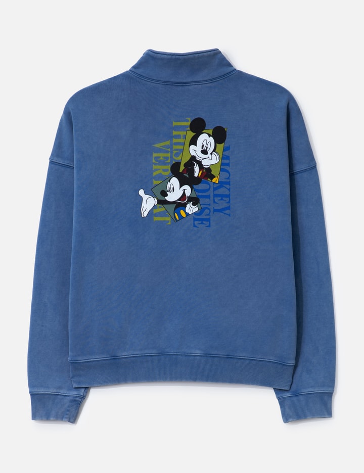 thisisneverthat x Disney TNT_Mickey_Frame Half Zip Sweatshirt