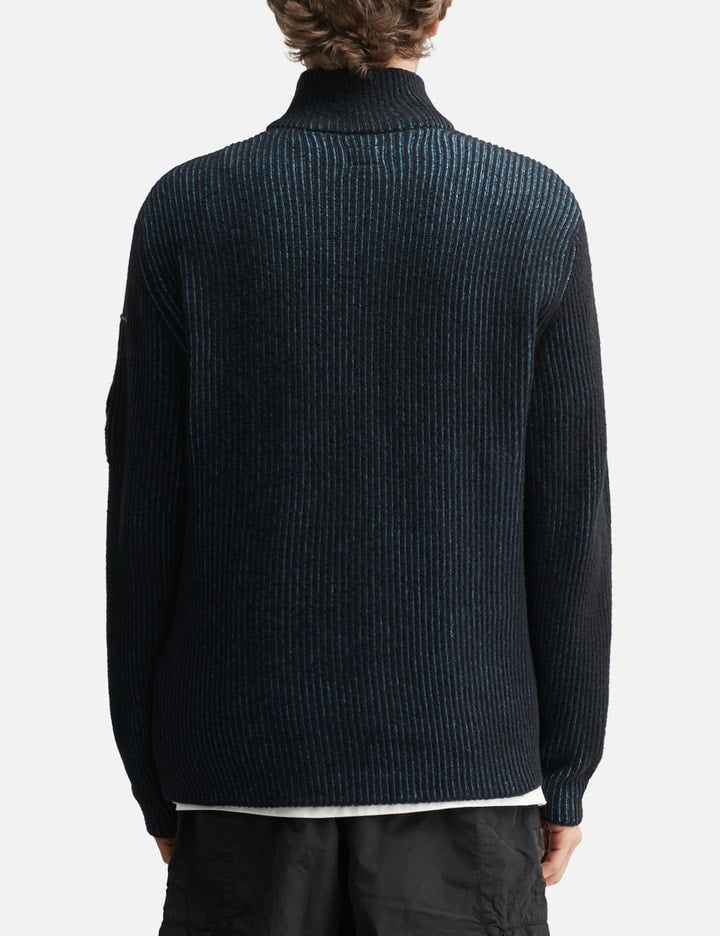 Fleece Knit Half Zip Sweater