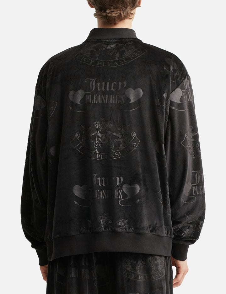 Pleasures x Juicy Couture Crest Velour Quarter Zip