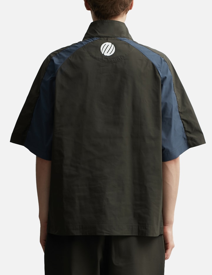 Short Sleeve Panelled Wind Shirt