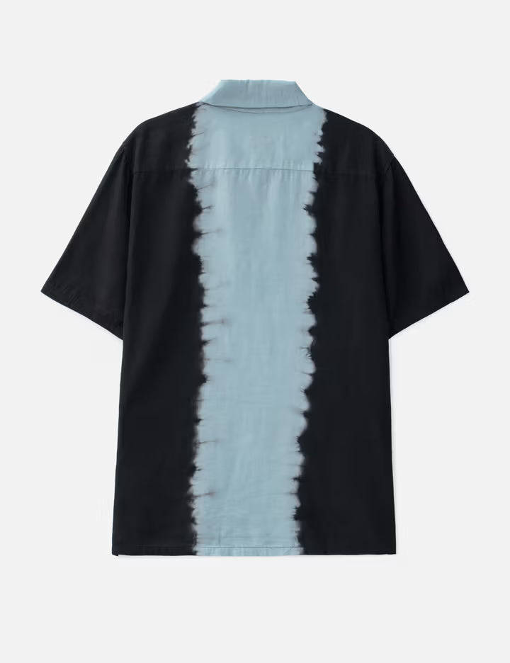 Hand Dye Open Collar Ss Shirt