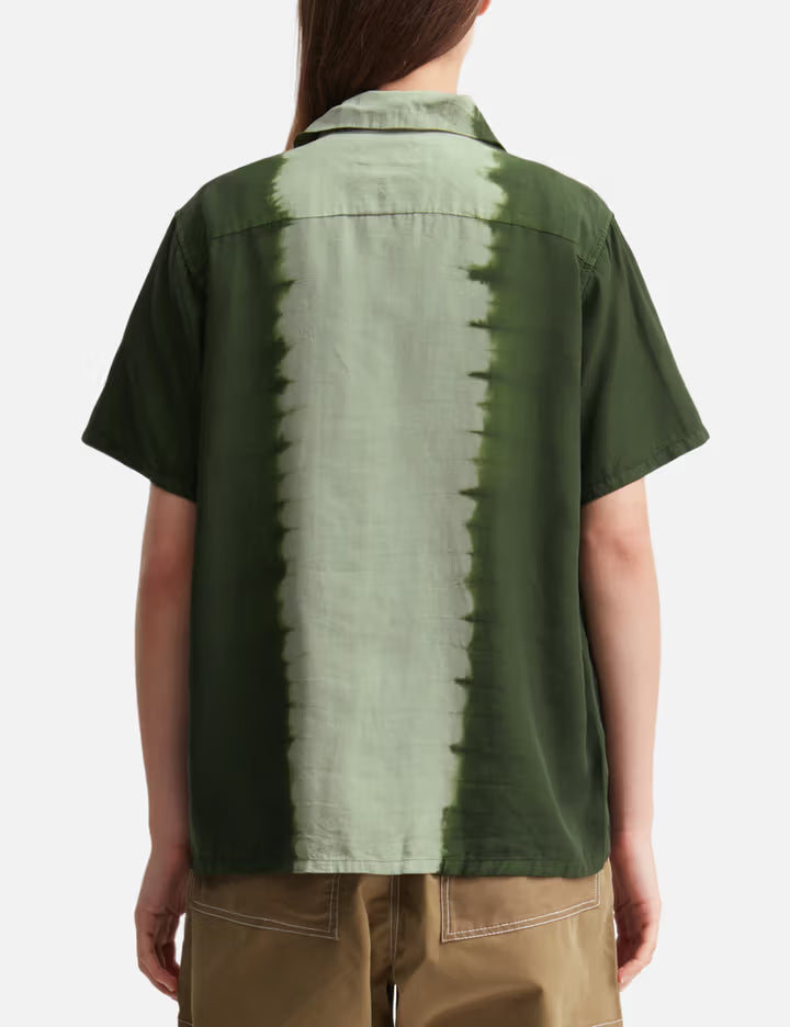 Hand Dye Open Collar SS Shirt