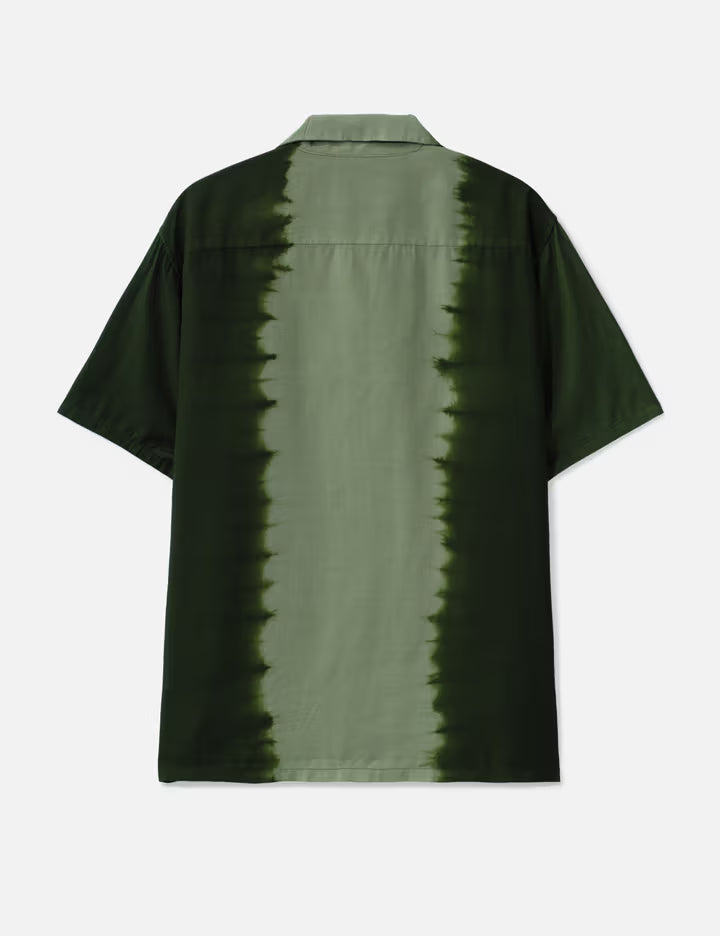 Hand Dye Open Collar SS Shirt