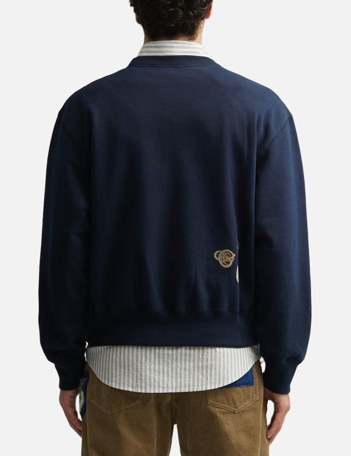 Hand-Stitched Sweatshirt