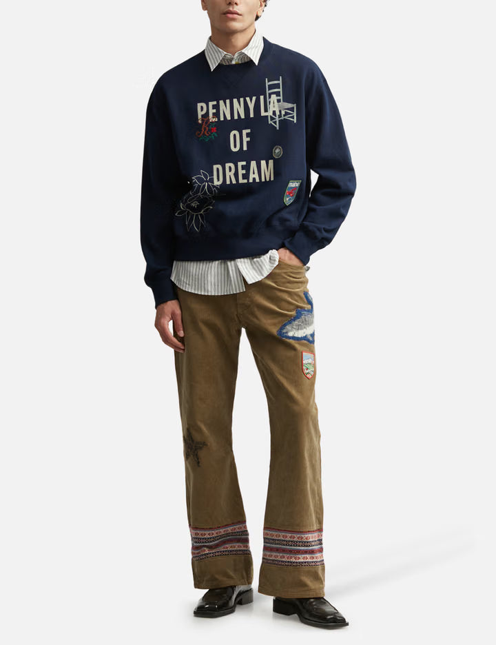 Hand-Stitched Sweatshirt