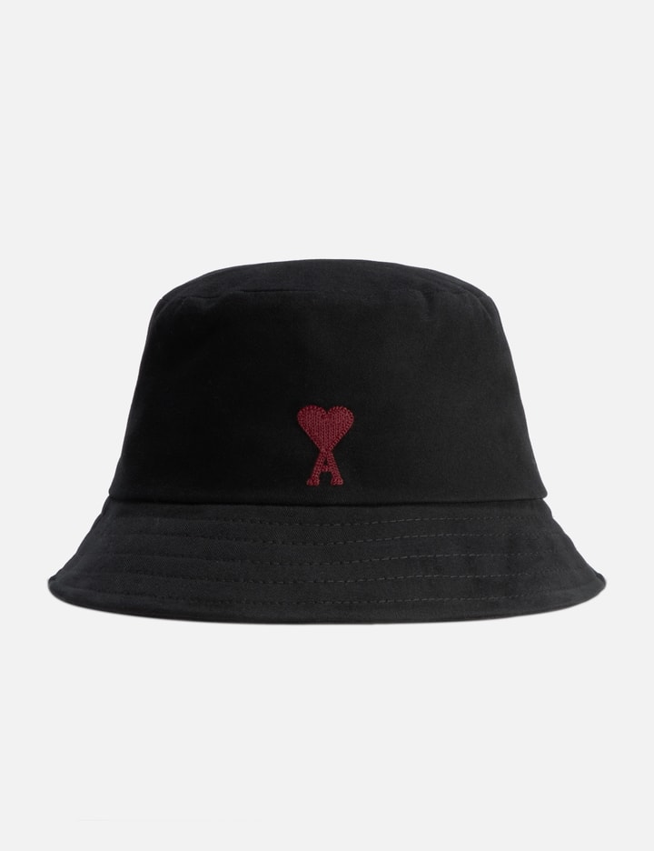 Red Ami de Coeur Embroidery Bucket Hat