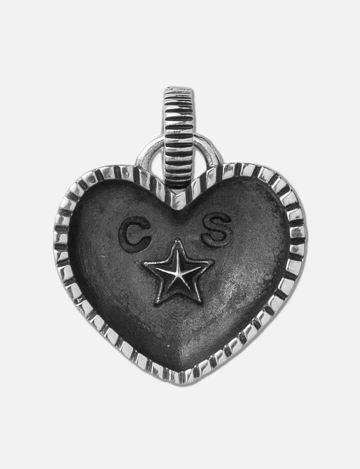 Heart And Sheriff Star Pendant