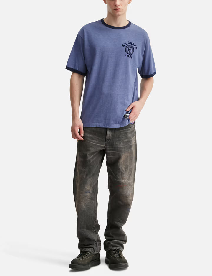 Heather Fabric Tee SS