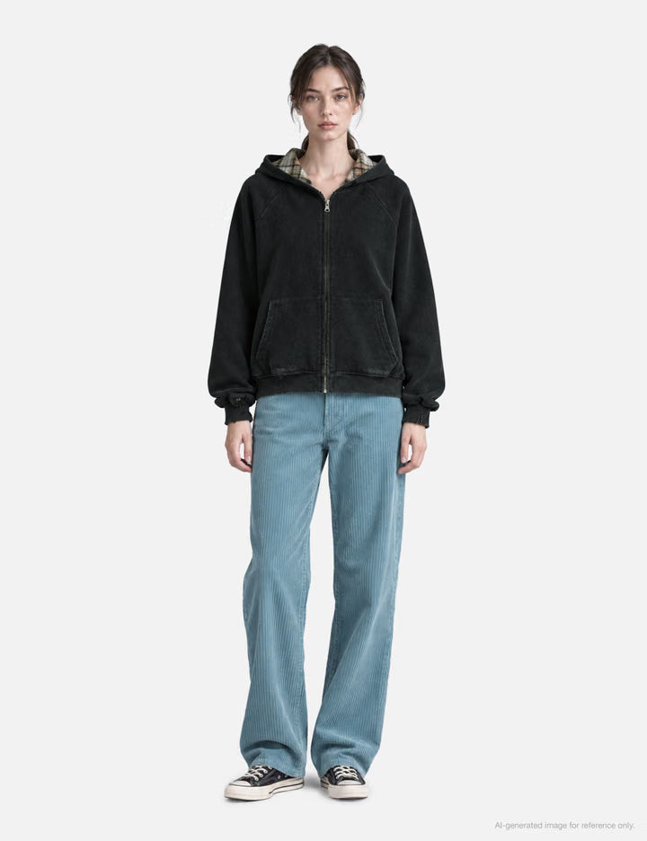 Hench Plaid Thermal Lined Zip