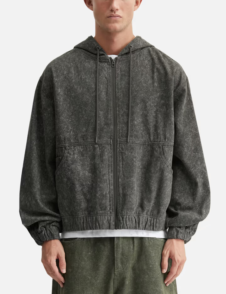 Hooded Denim Jacket