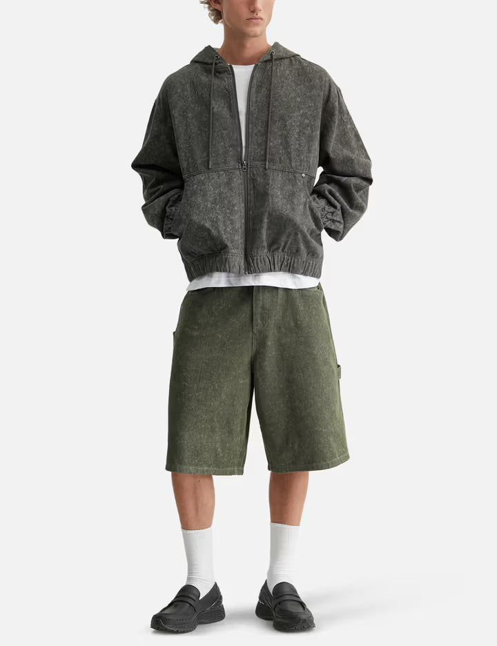 Hooded Denim Jacket