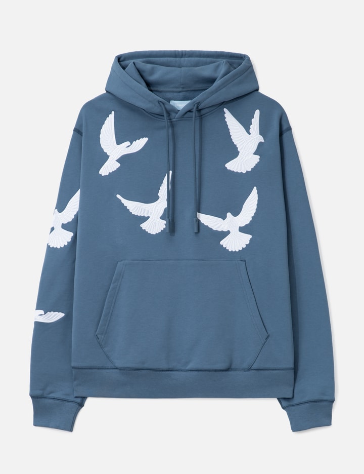 Flying Doves Hooded Sweater