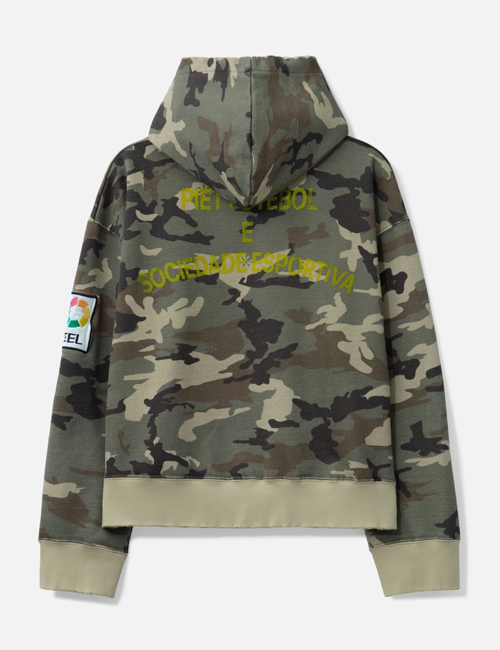 Camo Distressed Hoodie