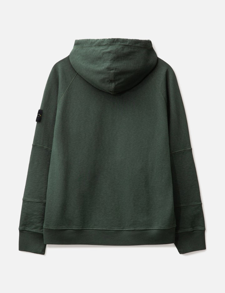 ‘Old’ Treatment Hooded Full Zipper Sweatshirt