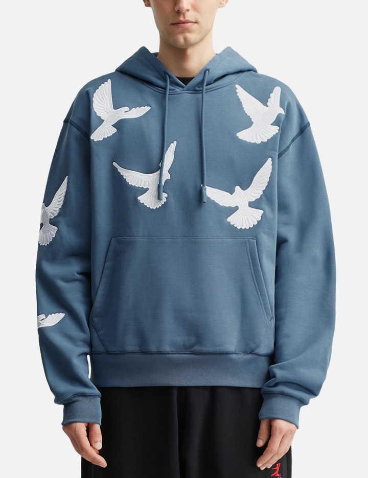 Flying Doves Hooded Sweater