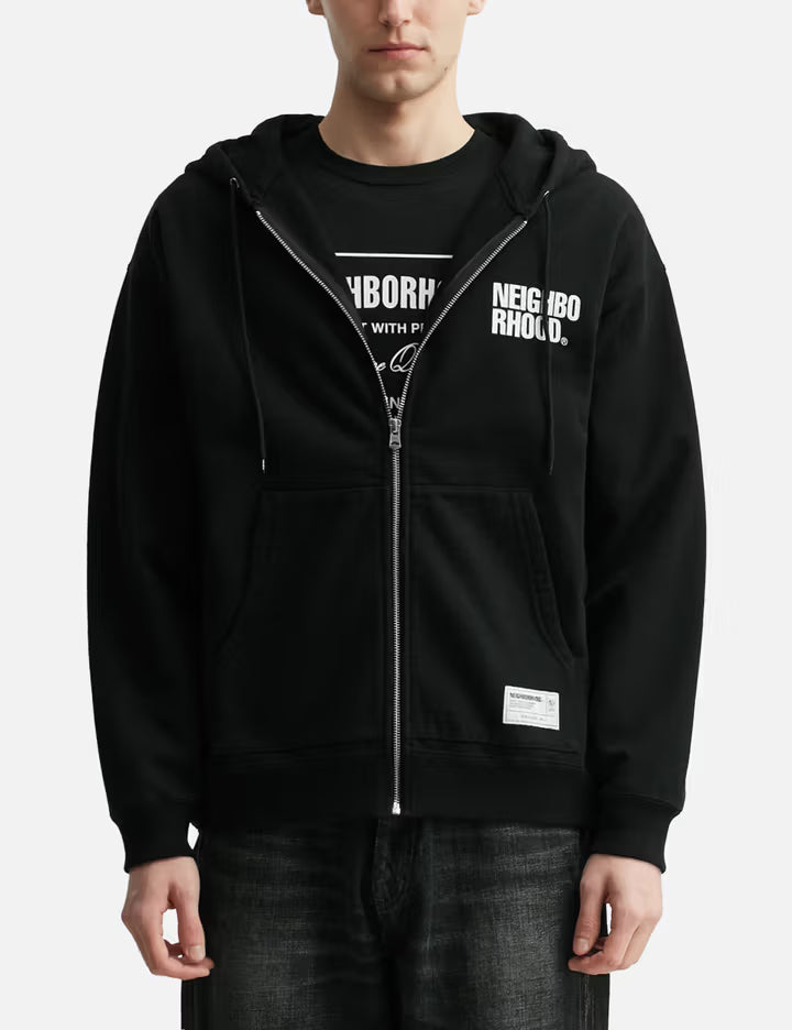 Classic Sweat Zip Hoodie Long Sleeves