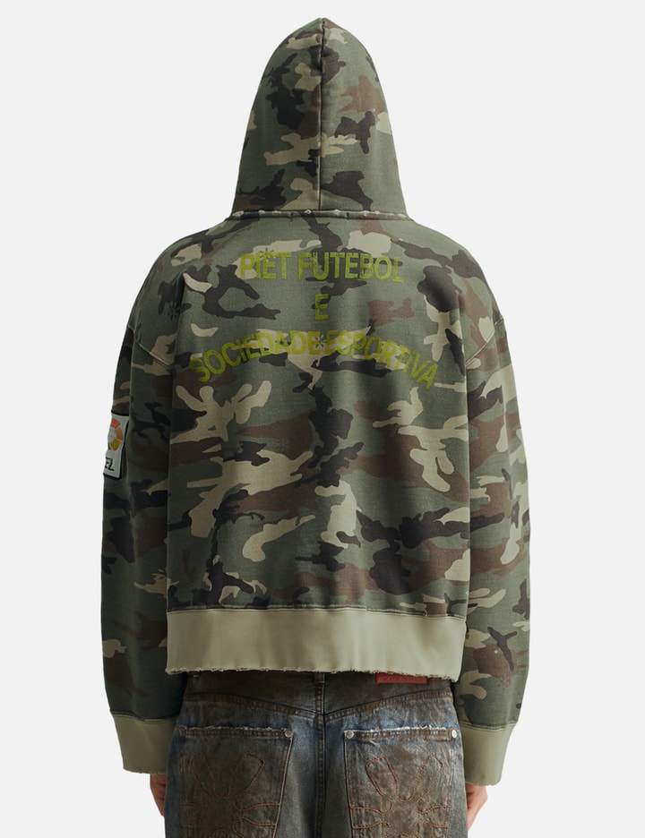 Camo Distressed Hoodie