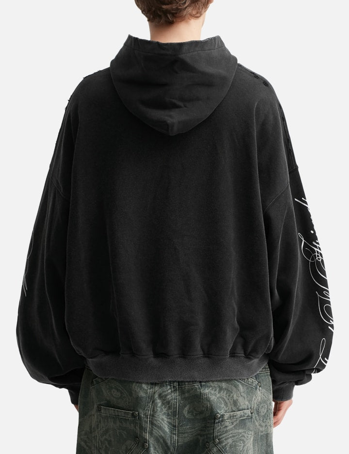 "Alis" Printed Necklace Hoodie