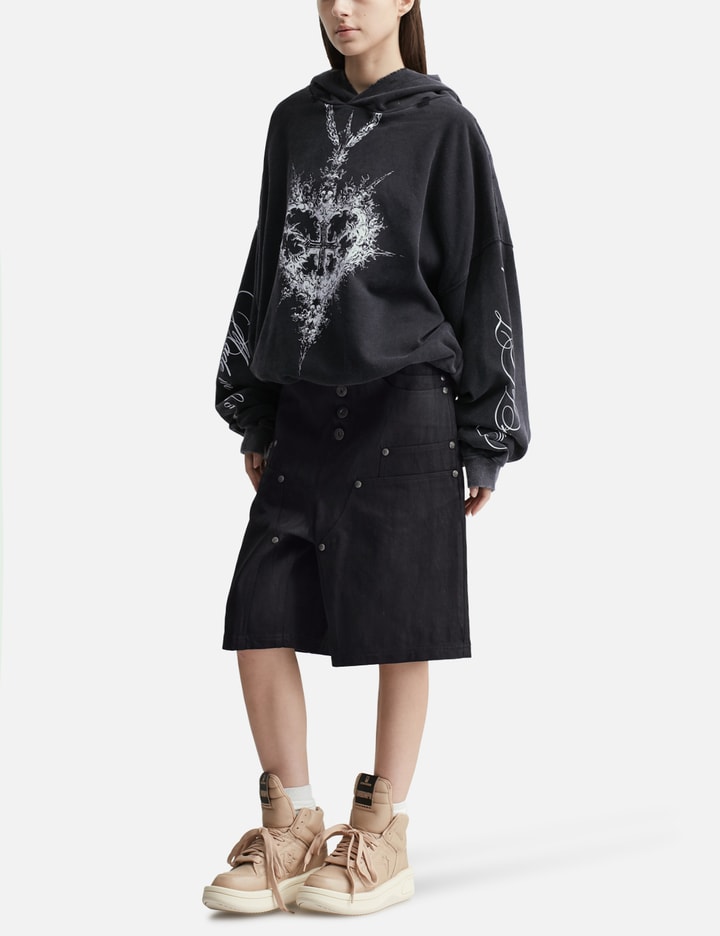 "Alis" Printed Necklace Hoodie