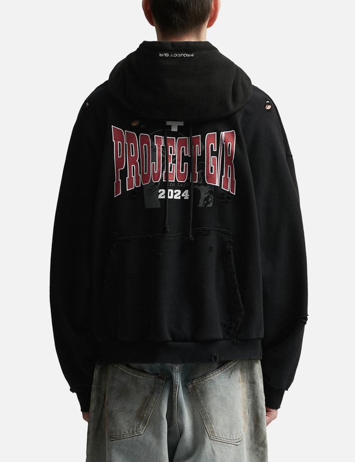 Two-Faced Washed Hoodie