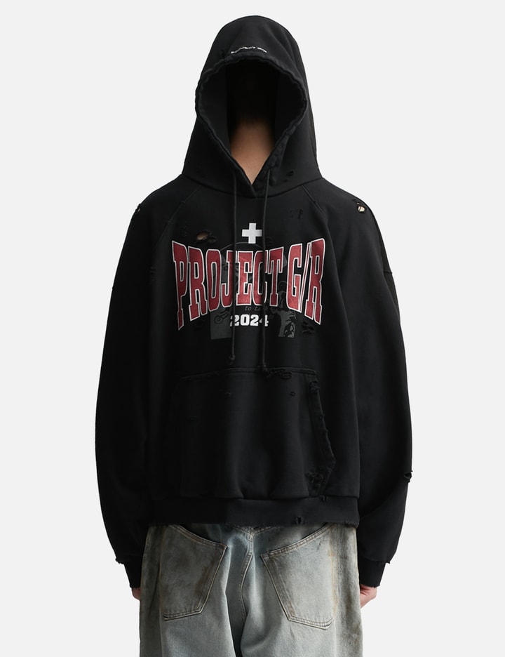 Two-Faced Washed Hoodie