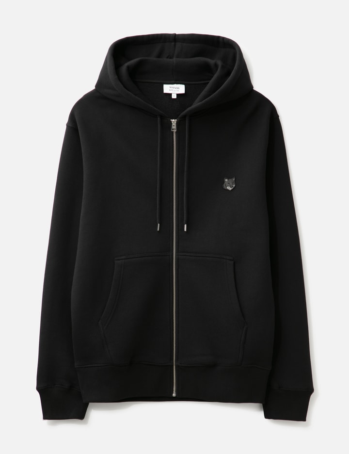 Bold Fox Head Patch Comfort Zipped Hoodie