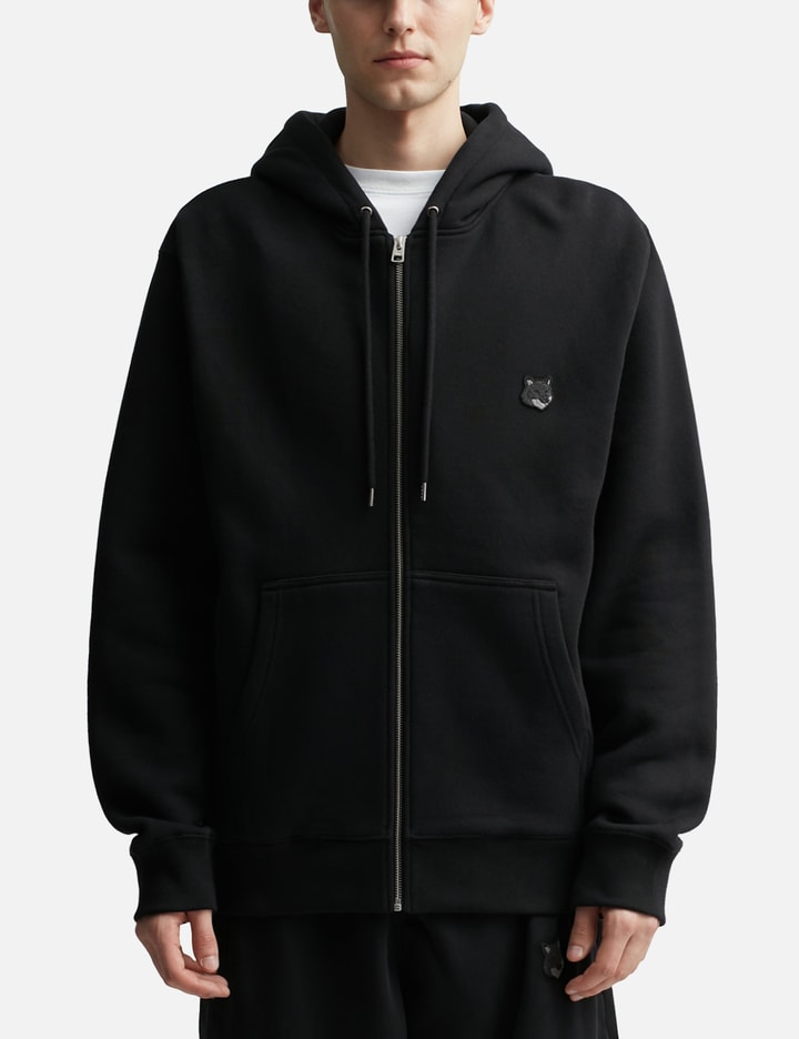 Bold Fox Head Patch Comfort Zipped Hoodie