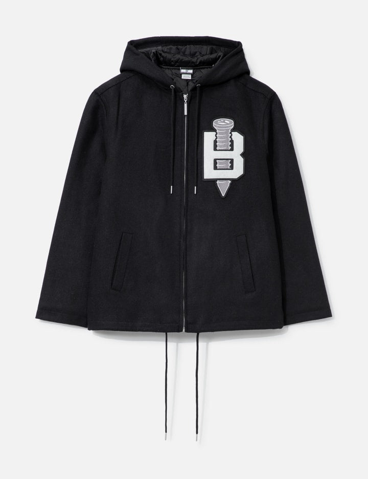 Wool Zip Hood