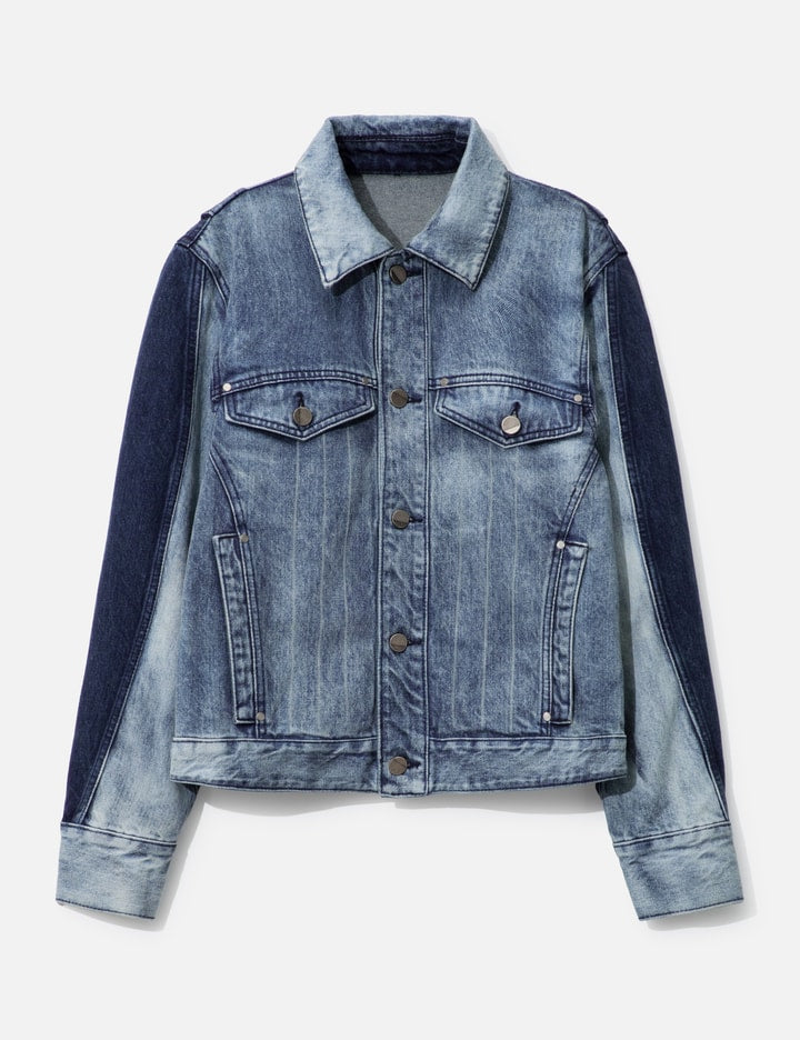 Mix Panel Denim Jacket