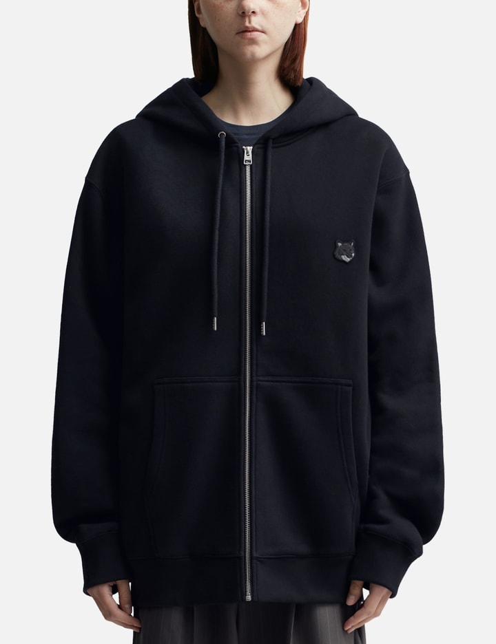 Bold Fox Head Patch Comfort Zipped Hoodie