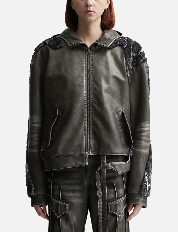 Swamp Faux Leather Jacket