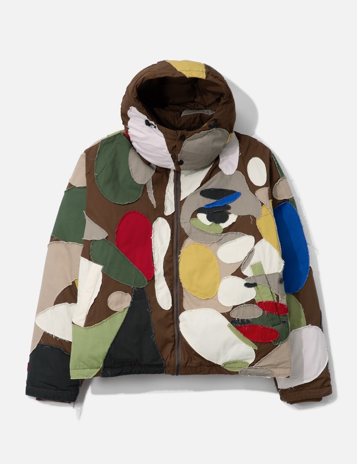 Patchworked Face Down Puffer